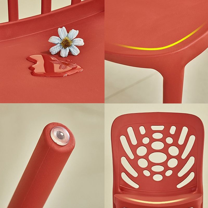 Modern Style Side Chair Plastic Stackable Dining Chair for Dining Room Clearhalo 'Dining Chairs' 'Dining Tables & Seating' 'dining_chair' 'furn' 'furn_dining_chair' 'Furniture' 'Kitchen & Dining Furniture' 1200x1200_9ffe4103-8417-4743-914c-8b258500194c