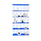 Scandinavian Standard Bookshelf Acrylic Open Back Bookcase with Shelves