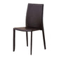 Minimalist Style Stacking Dining Chairs Solid Back Leather Chairs for Home (Set of 2) Clearhalo ' kitchen&dining_furn' 'Dining Chairs' 'Dining Tables & Seating' 'dining_chair' 'furn' 'furn_dining_chair' 'Furniture' 'furniture_dining_chair' 'Kitchen & Dining Furniture' 'kitchen' 1200x1200_a00267e6-d705-4c23-bf45-e51f37ba7d1d