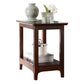 Country Wooden Table Top End Table One Shelf Side Table With Four Legs Clearhalo 'Coffee & Accent Tables' 'End & Side Tables' 'end_side_table' 'end_side_tables' 'furn' 'furn_end_side_tables' 'Furniture' 'furniture_end_side_table' 'Living Room Furniture' 1200x1200_a0034325-2654-4d47-9cea-cf6124ae3e6d