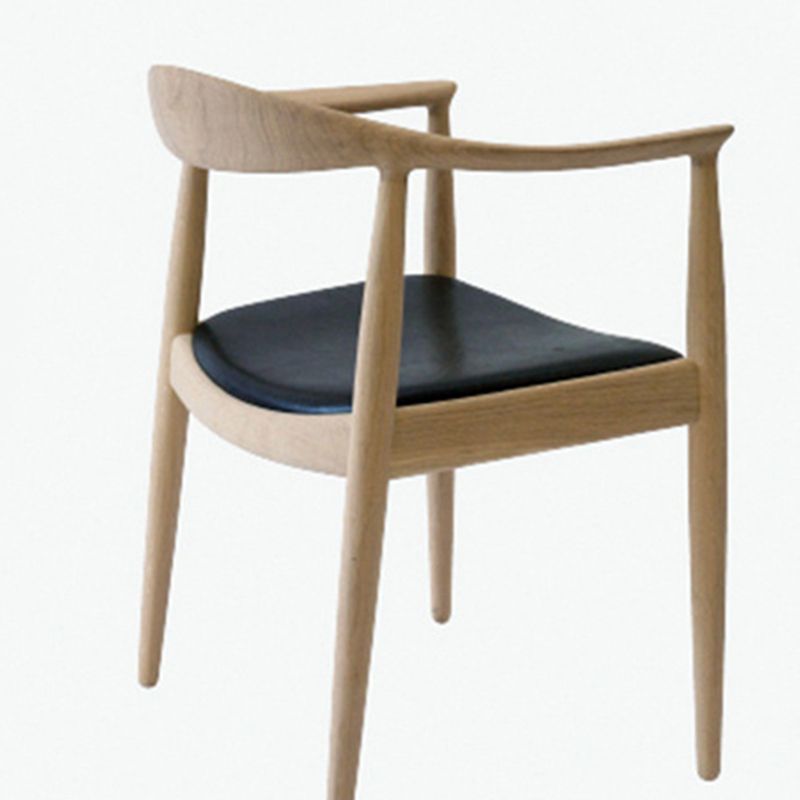 Houten zijkant eetstoelen eigentijdse open achterkant dineren zijstoelen