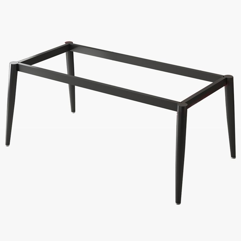 Modern Sintered Stone Kitchen Dining Table Standard Dining Table with 4 Legs Base Clearhalo ' dining_table' 'Dining Tables & Seating' 'Dining Tables' 'furn' 'furn_dining_table' 'Furniture' 'furniture_dining_table' 'Kitchen & Dining Furniture' 'kitchen&dining_furn' 'kitchen' 'kitchen_dining_table' 1200x1200_a0109334-c925-4cbc-8bf5-359252300c5d