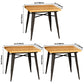 Industrial Style Solid Wood Dining Table Brown Table with Black Frame for Dinning Room Clearhalo ' dining_table' 'Dining Tables & Seating' 'Dining Tables' 'furn' 'furn_dining_table' 'Furniture' 'furniture_dining_table' 'Kitchen & Dining Furniture' 'kitchen&dining_furn' 'kitchen' 'kitchen_dining_table' 1200x1200_a0135171-4ccc-4015-818c-ae871475aa3b