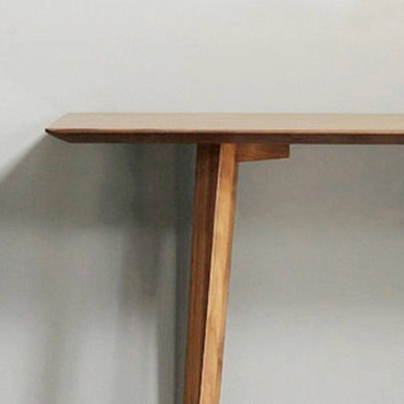 Console moderna della metà del secolo Tavolo 29,53 "Tallo in legno massiccio per Hall