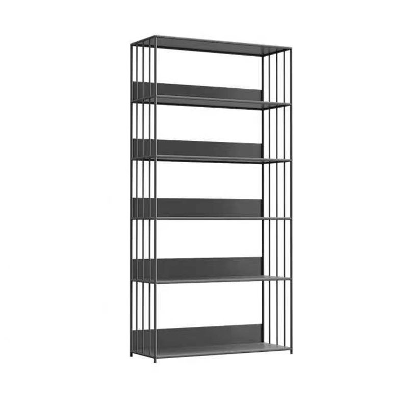 Open Metal Bookcase Modern Style Rectangular Shelve for Study Room Clearhalo 'Bookcases' 'furn' 'furn_bookcases' 'Furniture' 'furniture_bookcases' 'kitchen' 'kitchen_bookcases' 'Living Room Furniture' 'Office Furniture' 1200x1200_a014ee64-af00-46d0-a981-ed91857f7ef5