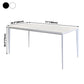 Industrial Style Sintered Stone Dining Table Rectangle Shape Table with 4 Legs Base Clearhalo ' dining_table' 'Dining Tables & Seating' 'Dining Tables' 'Furniture' 'furniture_dining_table' 'Kitchen & Dining Furniture' 'kitchen&dining_furn' 'kitchen' 'kitchen_dining_table' 1200x1200_a0153f9c-8d1c-4c9d-b879-b6ecd1fb1ae4