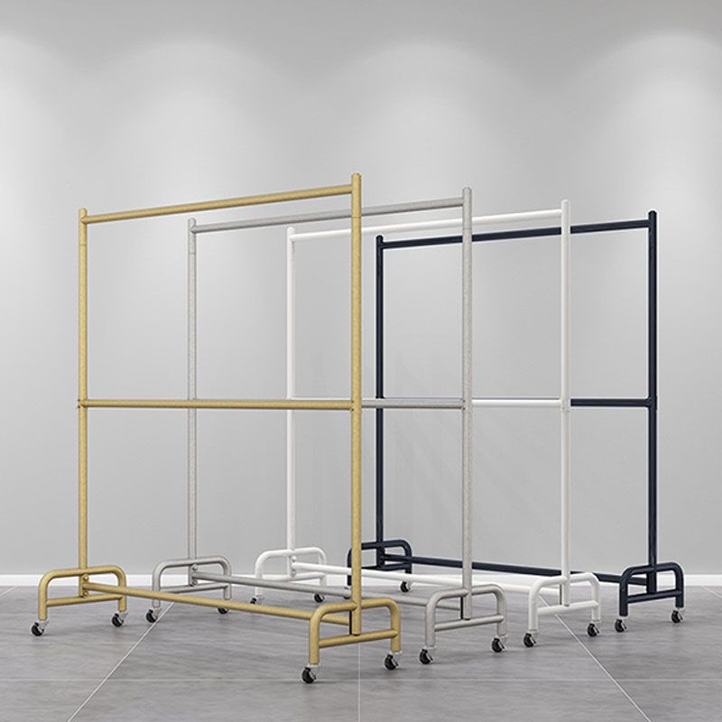 Diseño de la rueda de desplazamiento de metal de hall de entrada moderno sin percha de pelaje desgastado