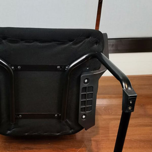 18ワイドコンテンポラリーオフィスチェアブラック通気性エアグリッドデスクチェア