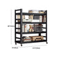 Etagere Shelf Bookcase Contemporary Steel Book Shelf for Study Room