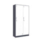 35.4"L Contemporary Wardrobe Closet Metal Home Wardrobe Armoire