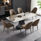Modern Rectangle Sintered Stone Dining Table Set 1/3/4/5/7 Pieces Dining Set for Home Use Clearhalo 'Dining Room Sets' 'Dining Tables & Seating' 'dining_room_set' 'furn' 'furn_dining_room_set' 'Furniture' 'furniture_dining_room_set' 'Kitchen & Dining Furniture' 1200x1200_a01a4906-dc6f-4d39-90a3-4a7b7c497e93