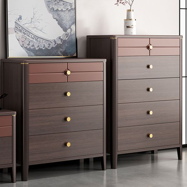 Square Straight Legs Accent Chest Mid-Century Modern Chest with Drawer