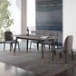 Modern Dining Set 1/4/5 Pcs Solid Wood Frame Dining Table and Chairs