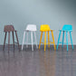 Sgabelli da bar in plastica da bar con bassa schiena contemporanea per il ristorante