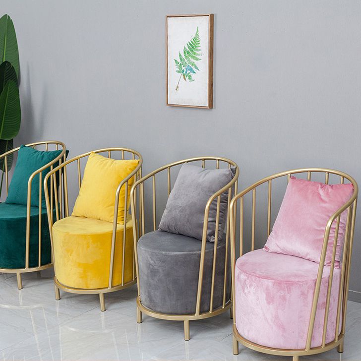 Scandinavian Style Windsor Back Side Chair Upholstered Armless Single Dining Chair Clearhalo ' kitchen&dining_furn' 'Dining Chairs' 'Dining Tables & Seating' 'dining_chair' 'furn' 'furn_dining_chair' 'Furniture' 'furniture_dining_chair' 'Kitchen & Dining Furniture' 'kitchen' 1200x1200_a01d166a-8bc5-4de4-918f-8e71ed9d8d56