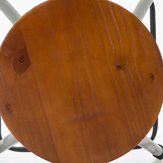 Industrial 1/2/3 Pieces Solid Wood Bar Table Set Round Counter Set Clearhalo 'Bar Furniture' 'furn' 'furn_home_bar_bar_sets' 'Furniture' 'Home Bars & Bar Sets' 'home_bar_bar_sets' 'Kitchen & Dining Furniture' 1200x1200_a01ee283-b5de-4105-8e73-616e4b360643