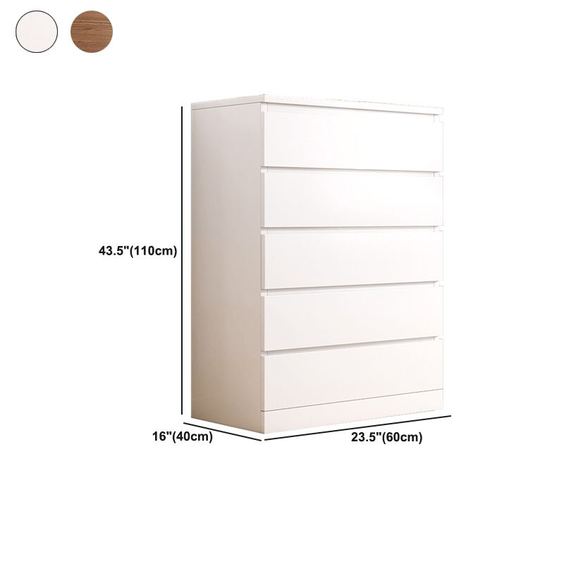 Proof de l'eau 15,74 "Chérie d'accent en bois contemporain de large avec des tiroirs