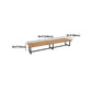 Rectangle Office Working Table Industrial Meeting Desk with Trestle Base