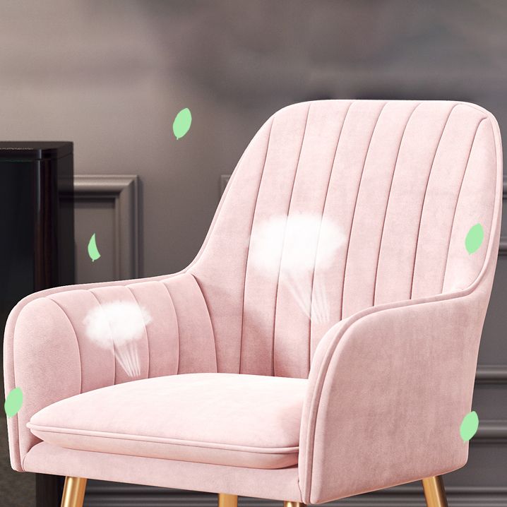 Upholstered Dining Arm Chair Restaurant Dining Armchair with Metal Legs (Set of 2) Clearhalo ' kitchen&dining_furn' 'Dining Chairs' 'Dining Tables & Seating' 'dining_chair' 'furn' 'furn_dining_chair' 'Furniture' 'furniture_dining_chair' 'Kitchen & Dining Furniture' 'kitchen' 1200x1200_a020ff46-e1cb-46b7-96fb-ad0223eac631