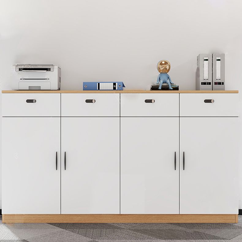 Archivo de archivos de madera Archivo blanco para el hogar y la oficina