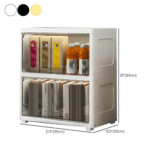 5-Door Storage Cabinet Contemporary Plastic Wardrobe Armoire Clearhalo 'Armoires & Wardrobes' 'armoires_wardrobes' 'Bedroom Furniture' 'furn' 'furn_armoires_wardrobes' 'Furniture' 1200x1200_a0242945-b9b8-4f74-ac4c-80754716a1b7