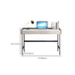 Modern Office Desk Rectangular Secretary Desk with 2 Drawers Clearhalo 'furn' 'furn_office_desk' 'Furniture' 'Office Desks' 'Office Furniture' 'office_desk' 1200x1200_a0277ea3-d734-4c0d-b6a2-0c4f16114aea