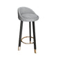 Modern Style Bar-stool with Low Back Round Leather Seat Barstools, 1 Piece Clearhalo 'Bar Furniture' 'Bar Stools' 'bar_stools' 'furn' 'furn_bar_stools' 'furniture_bar_stools' 'Kitchen & Dining Furniture' 'kitchen&dining_furn' 'kitchen' 'kitchen_furn' Furniture' 1200x1200_a0287d1f-19a9-4058-a98d-f68fceeeb16c