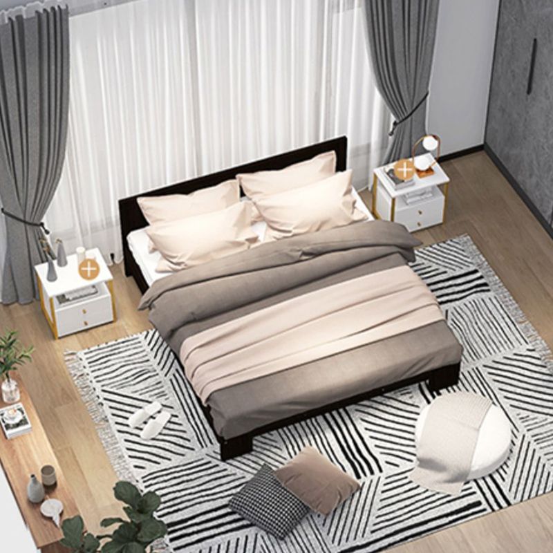 Drawer Storage Accent Table Nightstand Antique Finish Modern Bed Nightstand Clearhalo 'Bedroom Furniture' 'furn' 'furn_night_stand' 'Furniture' 'night_stand' 'Nightstands' 1200x1200_a029f54f-aa9f-43a2-b89f-0b2671f3bbcf