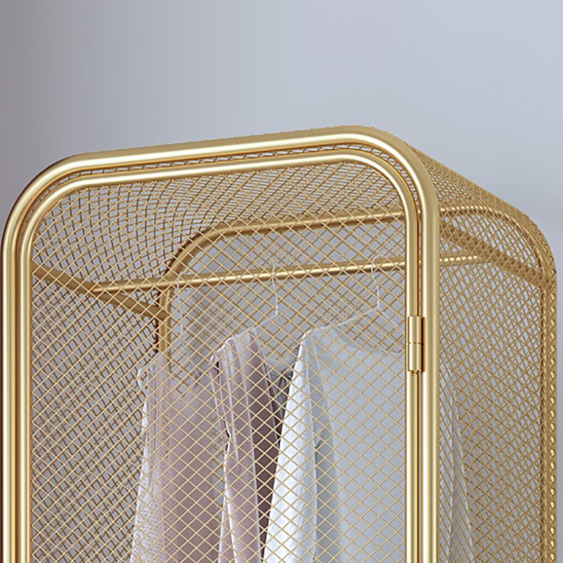 Contemporary Wardrobe Closet Metal Wardrobe Cabinet for Bedroom Clearhalo 'Armoires & Wardrobes' 'armoires_wardrobes' 'Bedroom Furniture' 'furn' 'furn_armoires_wardrobes' 'Furniture' 1200x1200_a02a1968-f8b0-488e-9bf8-ddc59e17983d
