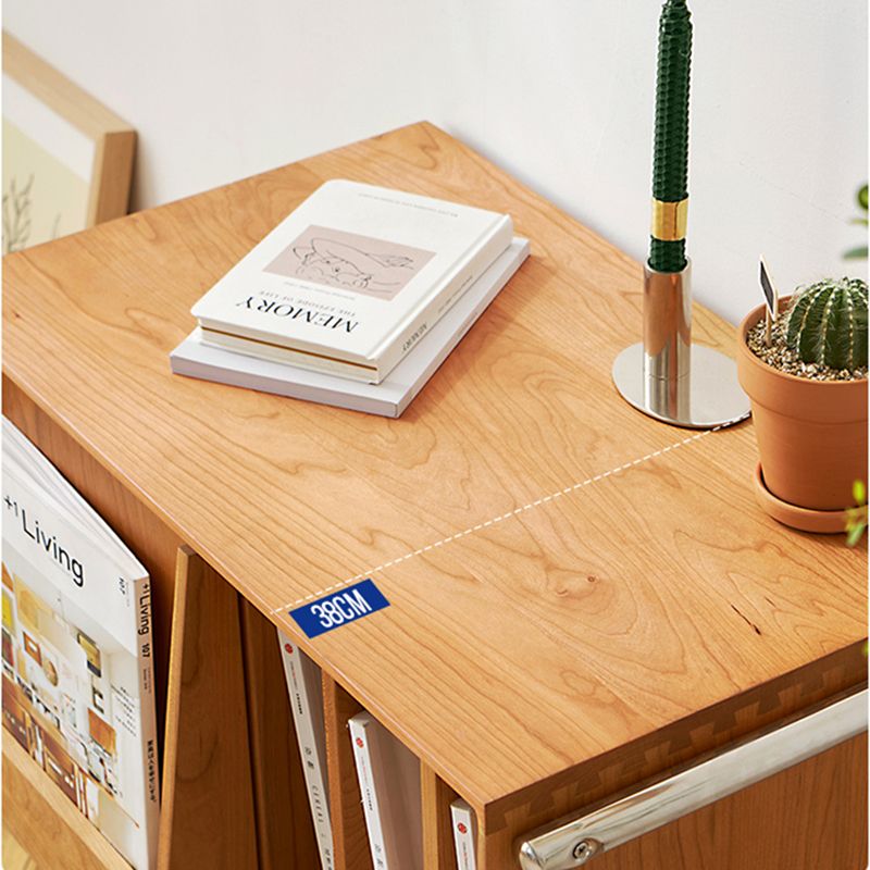 Modern Closed Back Standard Bookshelf Wooden Bookcase with Shelves Clearhalo 'Bookcases' 'furn' 'furn_bookcases' 'Furniture' 'Office Furniture' 1200x1200_a02d765d-b37e-4d17-a8cf-3558b033be55