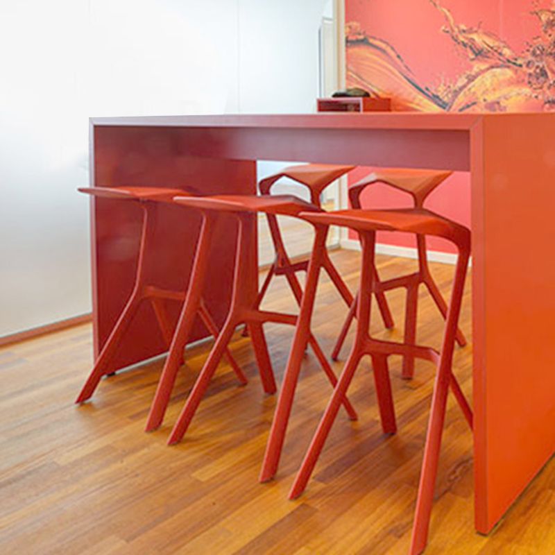 Contemporary Macron Stackable Counter Stools Matte Finish Indoor Bar Stool Clearhalo 'Bar Furniture' 'Bar Stools' 'bar_stools' 'furn' 'furn_bar_stools' 'furniture_bar_stools' 'Kitchen & Dining Furniture' 'kitchen&dining_furn' 'kitchen' 'kitchen_furn' Furniture' 1200x1200_a02fa7e2-88dc-4716-91b4-7bc035dbcc77