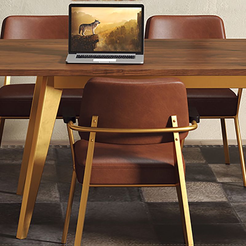 Silla de estilo industrial tapizado silla de comedor abierta para interiores para interiores