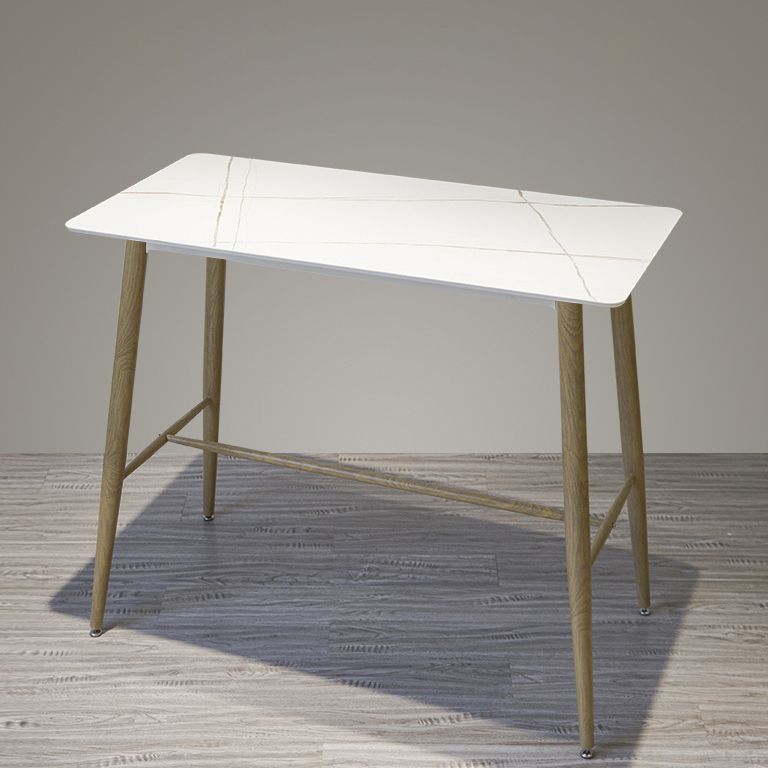 Contemporary Rectangle Table Dining Bar Counter Table for Kitchen Clearhalo 'Bar Furniture' 'Bar Tables' 'bar_tables' 'furn' 'furn_bar_tables' 'Furniture' 'furniture_bar_tables' 'Kitchen & Dining Furniture' 1200x1200_a032abb5-b3b9-49f8-ada6-51b3333c1ed6