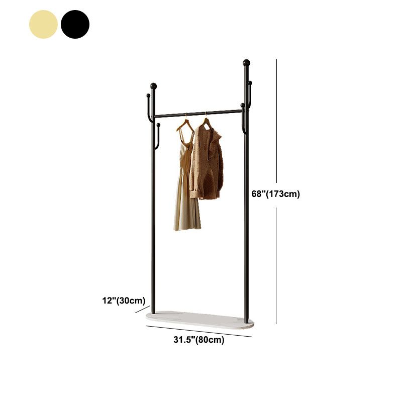 Magnifique rack de manteau crochets de manteau de rangement de rangement en métal.