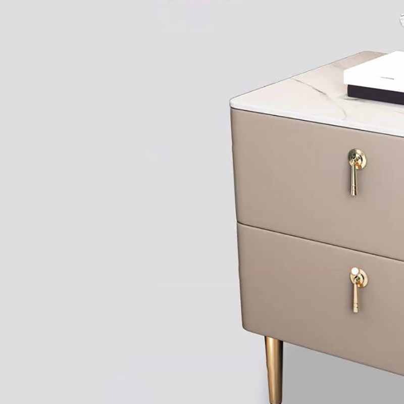 2 - Drawers Glam Bedside Cabinet Antique Finish Accent Table Nightstand Clearhalo 'Bedroom Furniture' 'furn' 'furn_night_stand' 'Furniture' 'night_stand' 'Nightstands' 1200x1200_a03a6ce8-b91d-463b-b0dd-d04f565e5425