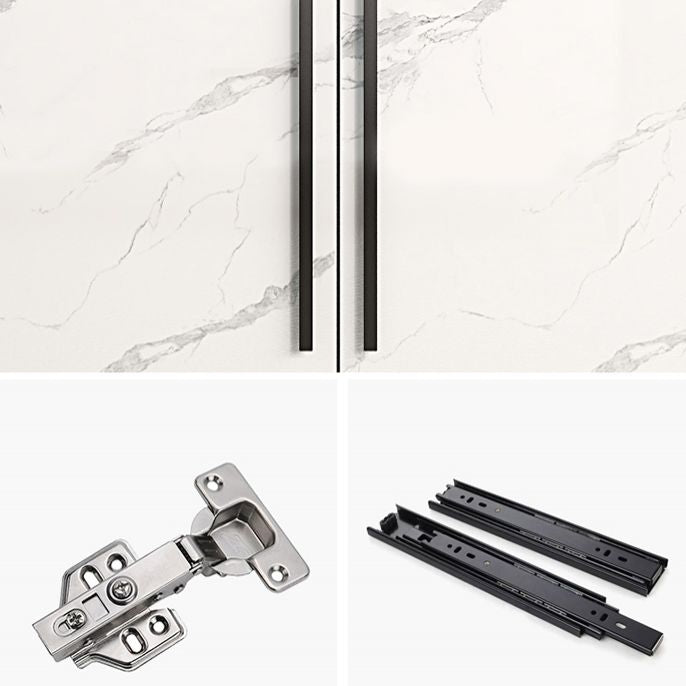 Stone Kitchen Sideboard Cabinet Modern Server Cabinet with Storage Clearhalo 'buffet_sideboard' 'Buffets & Sideboards' 'Furniture' 'furniture_buffet_sideboard' 'Kitchen & Dining Furniture' 1200x1200_a03b567f-cae8-43a6-915f-ff9bf5cc1dff