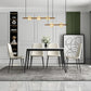 Simple Sintered Stone Kitchen Dining Table Rectangle White Dining Table with 4 Legs Base Clearhalo ' dining_table' 'Dining Tables & Seating' 'Dining Tables' 'Furniture' 'furniture_dining_table' 'Kitchen & Dining Furniture' 'kitchen&dining_furn' 'kitchen' 'kitchen_dining_table' 1200x1200_a03eb80a-74b7-4235-8e0a-b7e4ef4be2aa