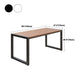 Modern 1/3/5 Pieces Dining Set Rectangle Wood Dining Table for Courtyard