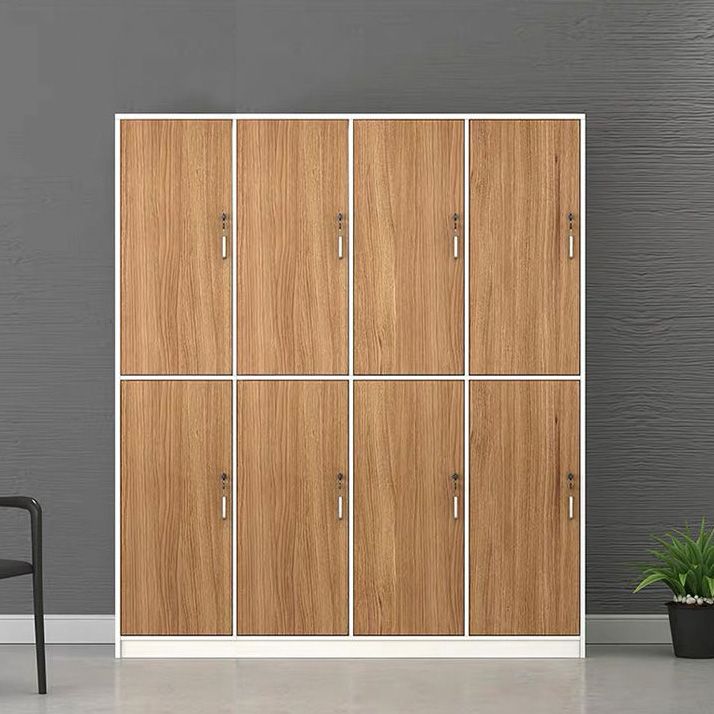 Natural Finish Indoor Cabinet Contemporary Storage Cabinet with Hinged Door Clearhalo 'Armoires & Wardrobes' 'armoires_wardrobes' 'Bedroom Furniture' 'furn' 'furn_armoires_wardrobes' 'Furniture' 1200x1200_a0441c47-7d0a-4558-b595-dc597bf97b70