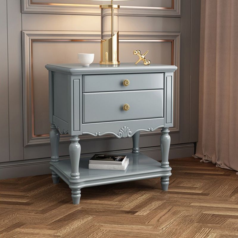 Table de nuit en bois massif de 24,41 "Table