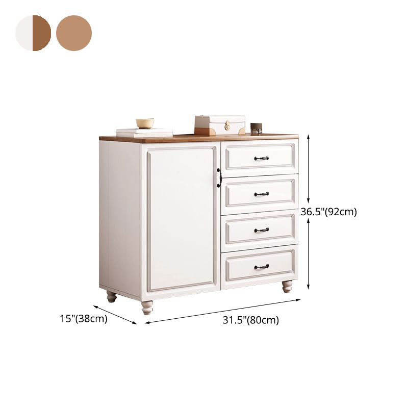 15 "D Holz Combo Kommode Schlafzimmer Aufbewahrungstorte Kommode mit Schubladen und Türen