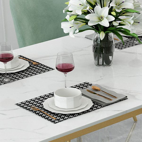 Glam Style 1/4/5 Pieces Dining Set White-gold Table Kitchen Set for Dining Room Clearhalo 'Dining Room Sets' 'Dining Tables & Seating' 'dining_room_set' 'furn' 'furn_dining_room_set' 'Furniture' 'furniture_dining_room_set' 'Kitchen & Dining Furniture' 'kitchen&dining_furn' 'kitchen' 1200x1200_a04be261-ebfe-405f-92e0-c066ec3ff9bc