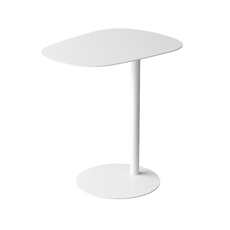 Pedestal Iron Side End Table Mid-Century Rectangular Side Table Clearhalo 'Coffee & Accent Tables' 'End & Side Tables' 'end_side_tables' 'furn' 'furn_end_side_tables' 'Furniture' 'Living Room Furniture' 1200x1200_a04be3a6-e0f2-4501-a3d4-44078d8059e2