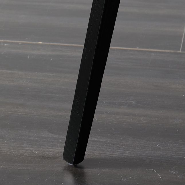 Contemporary Dining and Accent Chairs Matte Finish Leather Curved Parsons Armless Chair Clearhalo ' kitchen&dining_furn' 'Dining Chairs' 'Dining Tables & Seating' 'dining_chair' 'furn' 'furn_dining_chair' 'Furniture' 'furniture_dining_chair' 'Kitchen & Dining Furniture' 'kitchen' 1200x1200_a04d70df-06ee-4bba-95b2-05ddb432b2b9