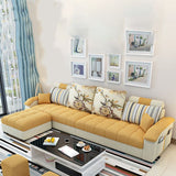 Modern L-Shape Sectionals 31.5"H High Back Sofa with Storage Clearhalo 'furn' 'furn_sectionals' 'Furniture' 'furniture_sectionals' 'Living Room Furniture' 'Sectionals' 1200x1200_a04f5243-cc7f-4276-9e87-83924ebbe826