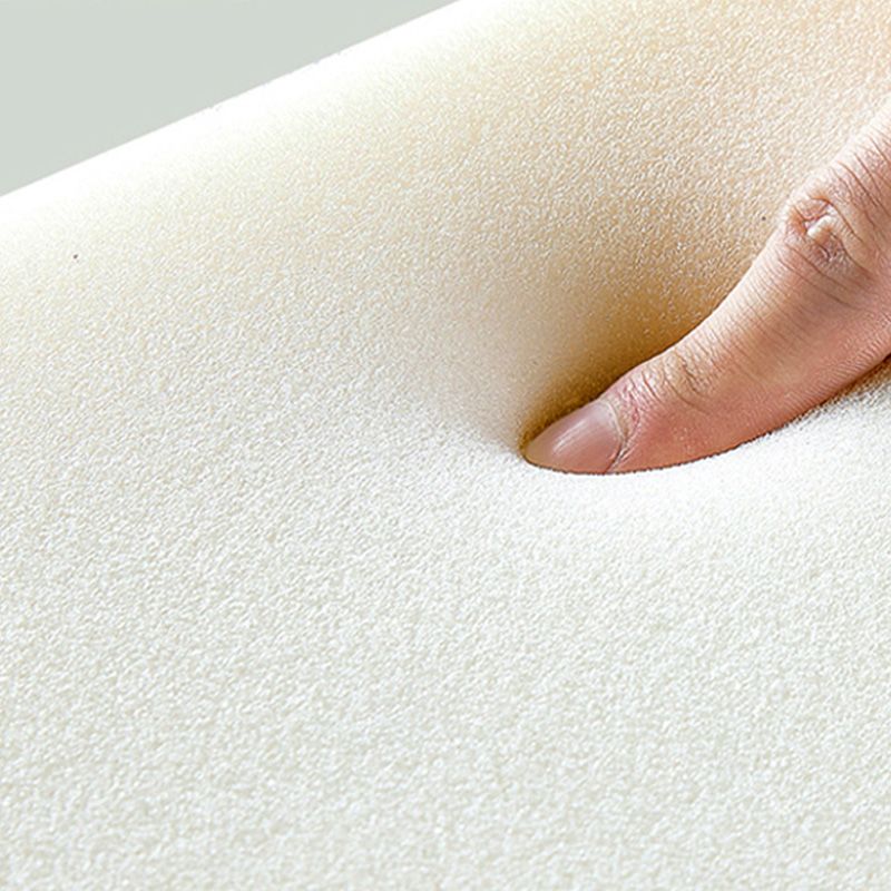 Zeitgenössisches graues Sofa Kunstleder -Quadratarmof Sofa mit Kissen