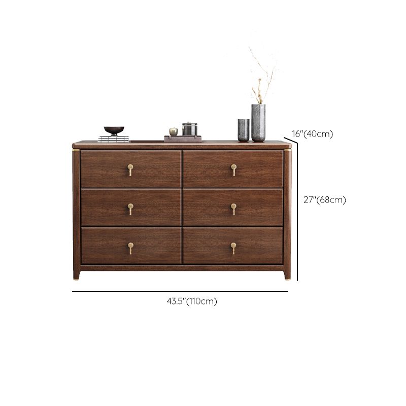 Mid Century Modern Chest Wood Rectangular Chest in Walnut Finish Clearhalo 'Cabinets & Chests' 'cabinets_chests' 'furn' 'furn_cabinets_chests' 'Furniture' 'Living Room Furniture' 1200x1200_a05315b5-31c0-4e24-a020-b39fcfcdde7b