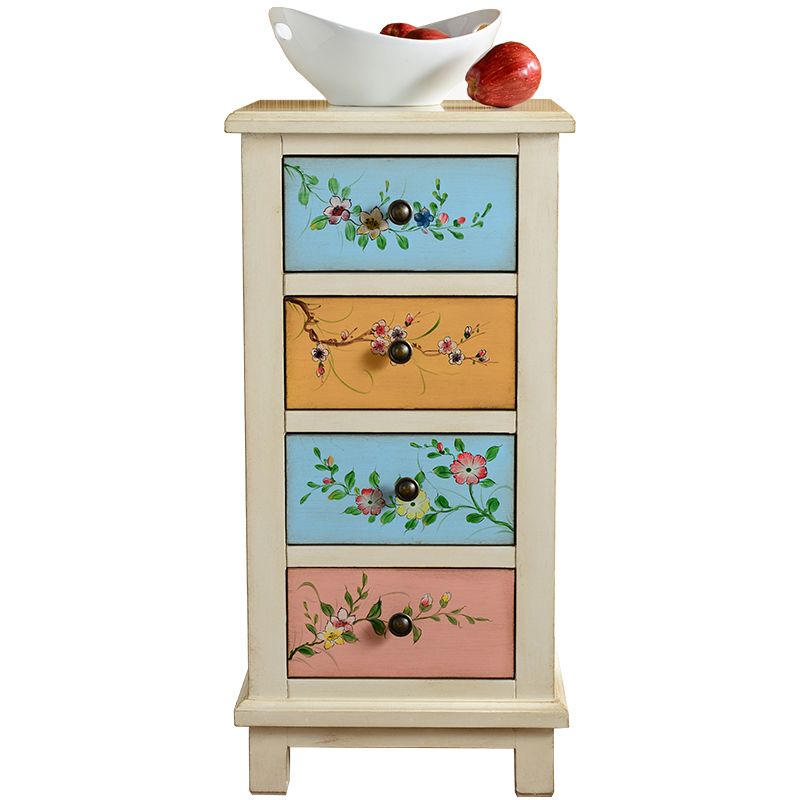 Rectangle accent industriel armoire en bois suspendu en bois armoire avec tiroir