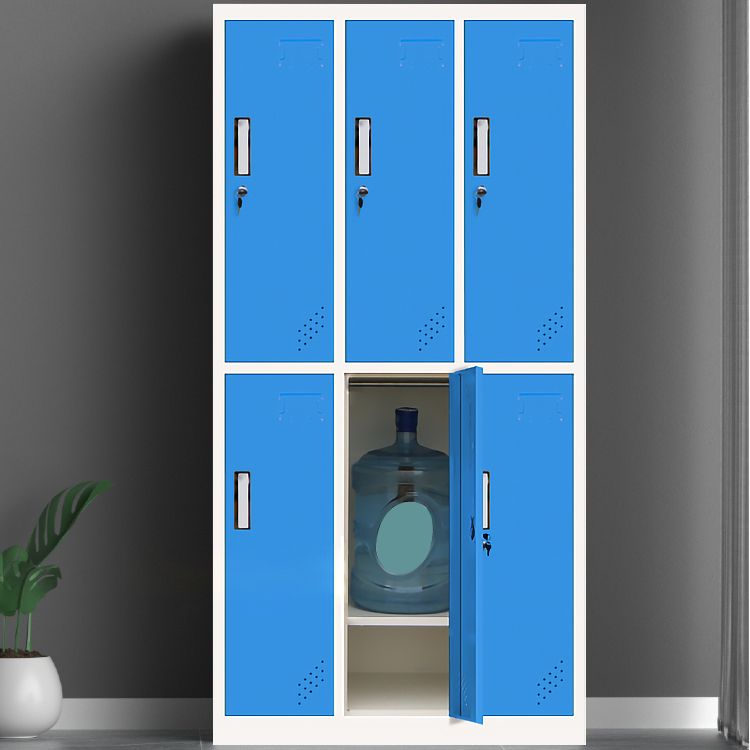 Metalen matte afwerking Kast Hedendaagse opbergkast met scharnierende deur