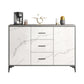 Stone Kitchen Sideboard Cabinet Modern Server Cabinet with Storage Clearhalo 'buffet_sideboard' 'Buffets & Sideboards' 'Furniture' 'furniture_buffet_sideboard' 'Kitchen & Dining Furniture' 1200x1200_a056dccd-6ce2-453f-92a6-1ad4cc394ebf